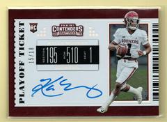 Kyler Murray [Team Helmet Autograph Playoff] #101 Football Cards 2019 Panini Contenders Prices