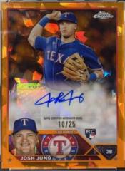 Josh Jung [Orange] #USA-JJ Baseball Cards 2023 Topps Chrome Update Sapphire Autographs Prices