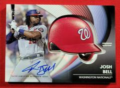 Josh Bell [Autograph] Baseball Cards 2022 Topps Batting Helmet Relic Prices