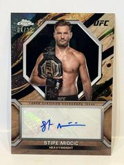 Stipe Miocic [Black Refractor] #MOC-SMI Ufc Cards 2024 Topps Chrome UFC Marks of Champions Autograph Prices
