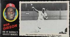 Bob Gibson #24 Baseball Cards 1971 Topps Greatest Moments Prices