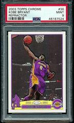 Kobe Bryant [Refractor] #36 Basketball Cards 2003 Topps Chrome Prices
