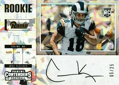 Cooper Kupp [Autograph Cracked Ice] #374 Football Cards 2017 Panini Contenders Prices