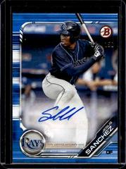 Jesus Sanchez [Blue] Baseball Cards 2019 Bowman Prospect Autographs Prices