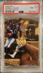 Terrell Davis [Grand Finale] #15 Football Cards 1998 SPx Prices