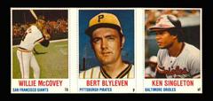 Bert Blyleven, Ken Singleton, Willie McCovey [Hand Cut Panel] Baseball Cards 1978 Hostess Prices