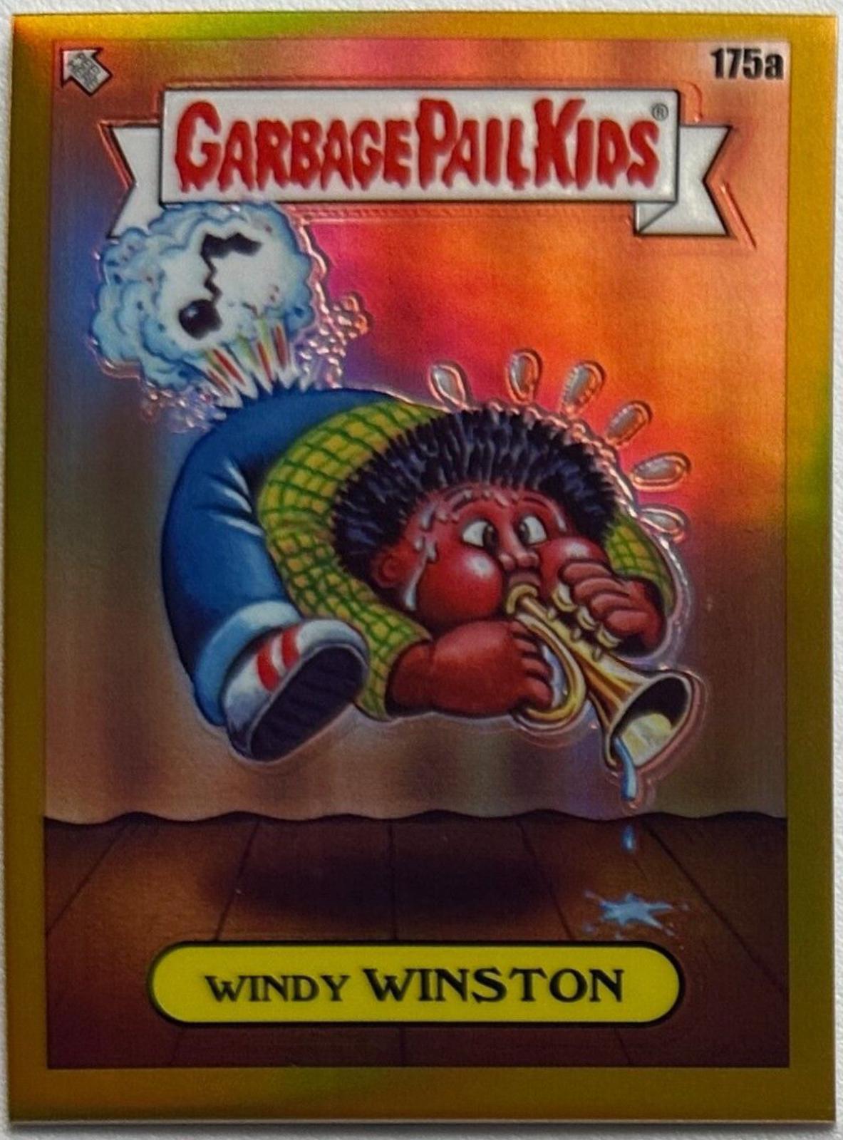 Windy WINSTON [Gold Refractor] #175a 2022 Garbage Pail Kids Chrome