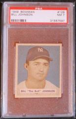 Bill Johnson Baseball Cards 1949 Bowman Prices