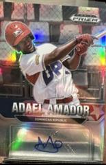 Adael Amador #AU-AM Baseball Cards 2022 Panini Prizm Draft Picks Autographs Prices