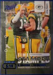 Aaron Rodgers [Blue] #TS-2 Football Cards 2022 Panini Prestige Time Stamped Prices