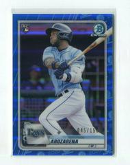 Randy Arozarena [Blue Refractor] Baseball Cards 2020 Bowman Chrome Prices