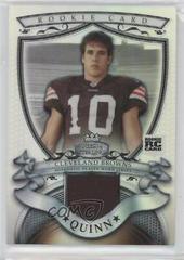 Brady Quinn [Jersey Refractor] #BSRR-BQ Football Cards 2007 Bowman Sterling Prices