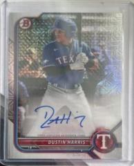 Dustin Harris #BCMA-DH Baseball Cards 2022 Bowman Chrome Mega Box Mojo Autographs Prices