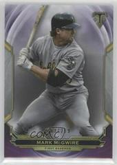 Mark McGwire [Amethyst] #47 Baseball Cards 2019 Topps Triple Threads Prices
