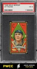 Cy Young Baseball Cards 1911 T205 Gold Border Prices