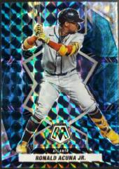 Ronald Acuna Jr. [Genesis] #158 Baseball Cards 2022 Panini Mosaic Prices