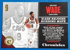 Dwyane Wade [Gold] #36 Basketball Cards 2017 Panini Chronicles Prices
