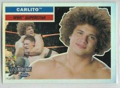 Carlito [Refractor] #3 Wrestling Cards 2006 Topps Heritage Chrome WWE Prices