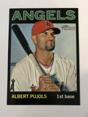Albert Pujols [With Bat Black Border] #470 Baseball Cards 2013 Topps Heritage Prices