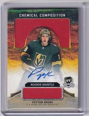 Peyton Krebs Hockey Cards 2020 Upper Deck The Cup Chemical Composition Mantle Autographs Prices