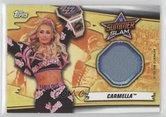 Carmella #MR-CM Wrestling Cards 2019 Topps WWE SummerSlam Mat Relics Prices