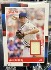 Austin Riley #R88M-AU Baseball Cards 2022 Panini Donruss Retro 1988 Materials Prices