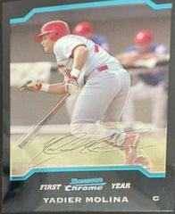 Yadier Molina #301 Baseball Cards 2004 Bowman Chrome Prices