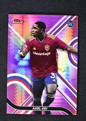 Axel Kei [Pink Prism] Soccer Cards 2022 Finest MLS Prices