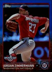 Jordan Zimmermann #32 Baseball Cards 2015 Topps Opening Day Prices