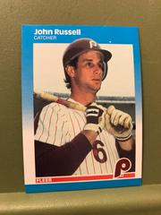 John Russell #184 Baseball Cards 1987 Fleer Prices