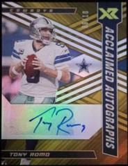 Tony Romo [Gold] Football Cards 2022 Panini XR Acclaimed Autographs Prices