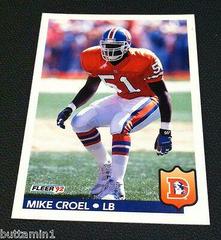 Mike Croel Football Cards 1992 Fleer Prices