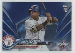 Willie Calhoun [Blue Foil] Baseball Cards 2018 Topps Opening Day Prices