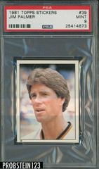 Jim Palmer #39 Baseball Cards 1981 Topps Stickers Prices