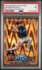 Wander Franco [RayWave Gold] #5 Baseball Cards 2023 Topps Gilded Collection Prices