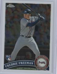 Freddie Freeman [Refractor] #173 Baseball Cards 2011 Topps Chrome Prices