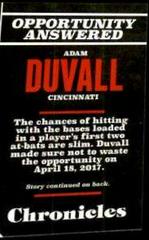 Adam Duvall #64 Baseball Cards 2017 Panini Chronicles Prices