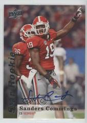 Sanders Commings [Autograph] #132 Football Cards 2013 Upper Deck Prices