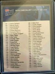 Checklist #101-200 Baseball Cards 2019 Topps Now Prices