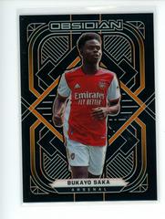 Bukayo Saka [Electric Etch Orange] #108 Soccer Cards 2021 Panini Obsidian Prices