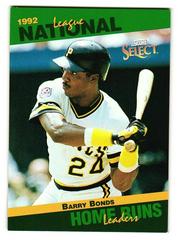 Barry Bonds #29 Baseball Cards 1993 Score Select Stat Leaders Prices