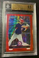 Bryce Harper [Red Wave Refractor] #BCP10 Baseball Cards 2012 Bowman Chrome Prospects Prices