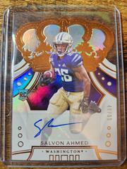 Salvon Ahmed [Signature Holo] Football Cards 2020 Panini Chronicles Draft Picks Crown Royale Prices
