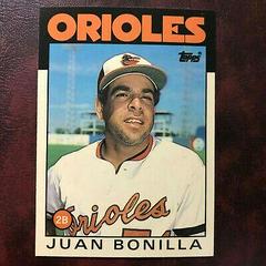 Juan Bonilla #13T Baseball Cards 1986 Topps Traded Tiffany Prices