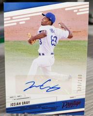 Josiah Gray [Red] Baseball Cards 2021 Panini Chronicles Prestige Autographs Prices