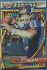 Phil Simms [Refractor] Football Cards 1994 Topps Finest Prices