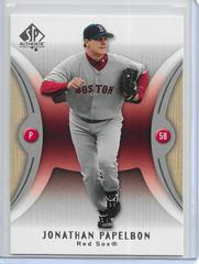 Jonathan Papelbon #59 Baseball Cards 2007 SP Authentic Prices
