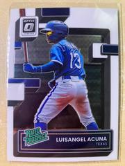 Luisangel Acuna #RP-9 Baseball Cards 2022 Panini Donruss Optic Rated Prospects Prices
