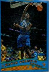 Kevin Garnett [Blue Xfractor] Basketball Cards 2005 Topps Chrome Prices