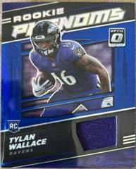 Tylan Wallace [Blue Hyper] Football Cards 2021 Panini Donruss Optic Rookie Phenoms Prices